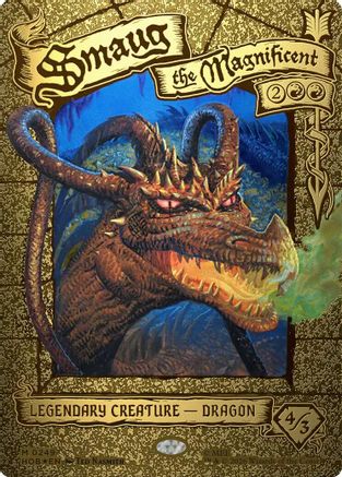 Smaug the Magnificent (Borderless) (HOB-249) - [The Hobbit] Foil