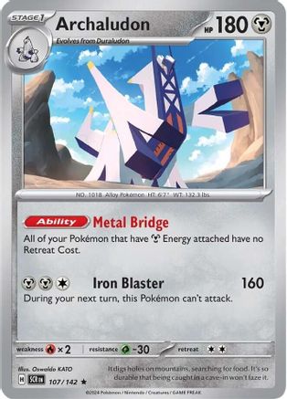 Archaludon (Non-Holo) (107/142) [Deck Exclusives]