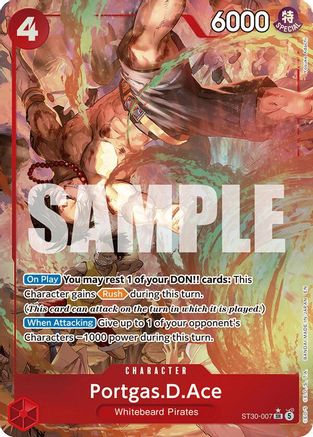 Portgas.D.Ace (Parallel) (ST30-007) - Starter Deck EX: Luffy & Ace