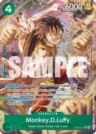 Monkey.D.Luffy (Parallel) (ST30-012) - Starter Deck EX: Luffy & Ace