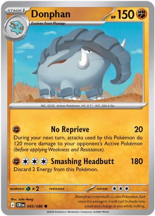 Donphan 45 - [ME04 Chaos Rising] Reverse Holofoil