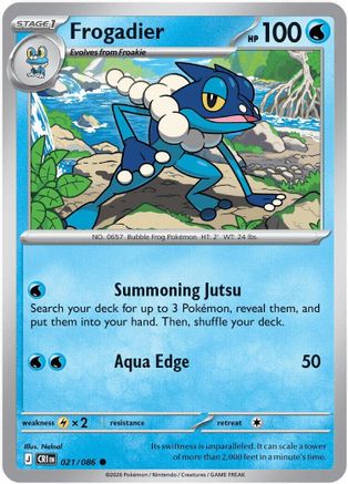Frogadier - 021/086 21 - [ME04 Chaos Rising]