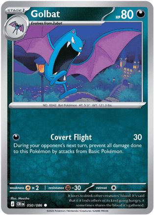 Golbat 50 - [ME04 Chaos Rising] Reverse Holofoil