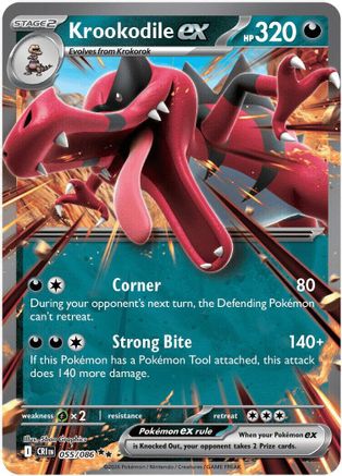 Krookodile ex 55 - [ME04 Chaos Rising] Holofoil