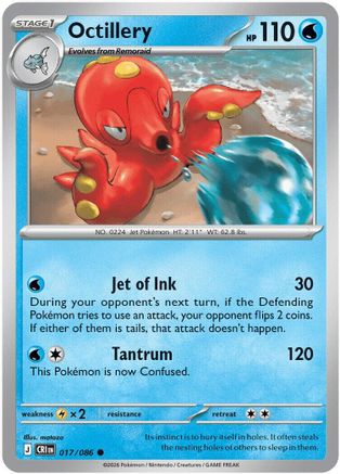 Octillery 17 - [ME04 Chaos Rising] Reverse Holofoil