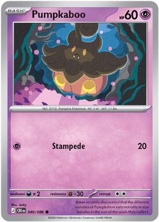 Pumpkaboo 40 - [ME04 Chaos Rising] Reverse Holofoil