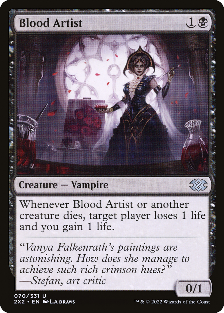 Blood Artist (2X2-070) - [Double Masters 2022] Foil