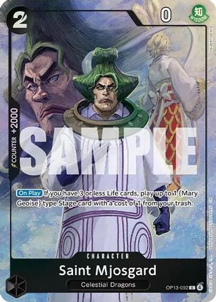 Saint Mjosgard (Premium Card Collection -Best Selection Vol. 6-) (OP13-092) - One Piece Promotion Cards