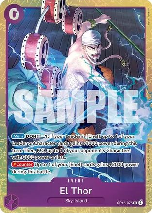 El Thor (Premium Card Collection -Best Selection Vol. 6-) (OP15-075) - One Piece Promotion Cards