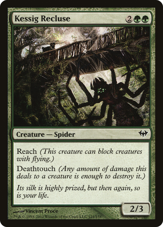 Kessig Recluse (DKA-121) - [Dark Ascension] Foil