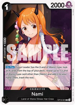 Nami (OP16-091) - The Time of Battle