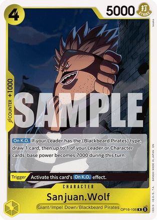 Sanjuan.Wolf (OP16-106) - The Time of Battle
