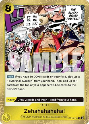 Zehahahahaha! (OP16-116) - The Time of Battle