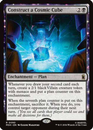 Construct a Cosmic Cube (MSH-090) - [Marvel Super Heroes] Foil
