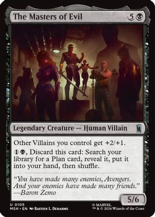 The Masters of Evil (MSH-105) - [Marvel Super Heroes] Foil
