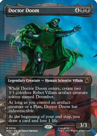 Doctor Doom (Borderless) (336) (MSH-336) - [Marvel Super Heroes] Foil
