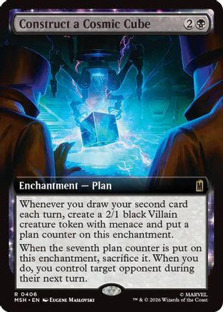 Construct a Cosmic Cube (Extended Art) (MSH-406) - [Marvel Super Heroes]