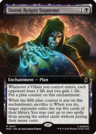 Doom Reigns Supreme (Extended Art) (MSH-407) - [Marvel Super Heroes] Foil