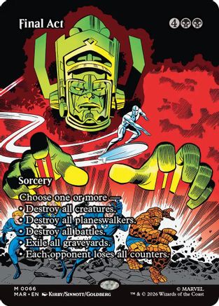 Final Act (Borderless) (MAR-066) - [Marvel Universe Eternal-Legal] Foil