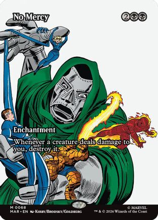 No Mercy (Borderless) (MAR-068) - [Marvel Universe Eternal-Legal] Foil