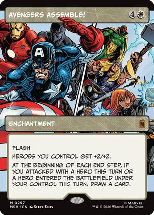 Avengers Assemble! (Borderless) (0297) (MSH-297) - [Marvel Super Heroes]