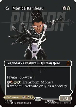 Monica Rambeau (Borderless) (0356) (MSH-356) - [Marvel Super Heroes] Foil