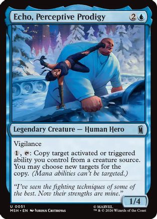 Echo, Perceptive Prodigy (MSH-051) - [Marvel Super Heroes] Foil
