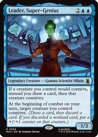 Leader, Super-Genius (MSH-064) - [Marvel Super Heroes] Foil