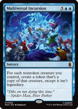 Multiversal Incursion (MSH-068) - [Marvel Super Heroes] Foil