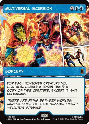 Multiversal Incursion (Borderless) (MSH-300) - [Marvel Super Heroes]