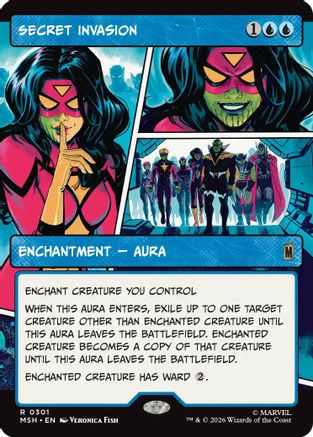 Secret Invasion (Borderless) (MSH-301) - [Marvel Super Heroes]