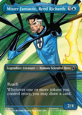 Mister Fantastic, Reed Richards (Borderless) (MSH-320) - [Marvel Super Heroes]