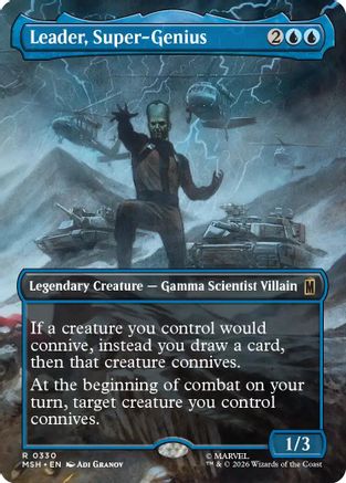 Leader, Super-Genius (Borderless) (MSH-330) - [Marvel Super Heroes]