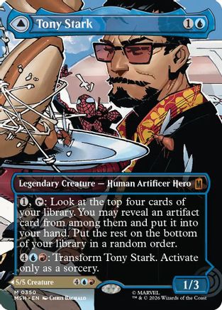 Tony Stark (Borderless) (0350) (MSH-350) - [Marvel Super Heroes]