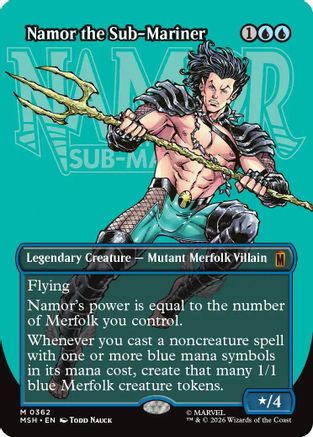 Namor the Sub-Mariner (Borderless) (MSH-362) - [Marvel Super Heroes]