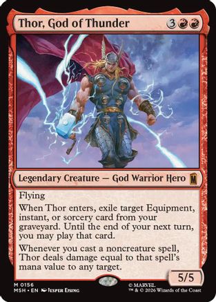 Thor, God of Thunder (MSH-156) - [Marvel Super Heroes]