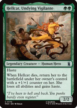 Hellcat, Undying Vigilante (MSH-170) - [Marvel Super Heroes] Foil