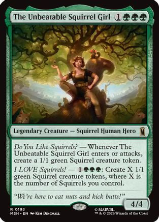 The Unbeatable Squirrel Girl (MSH-193) - [Marvel Super Heroes] Foil