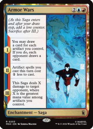Armor Wars (MSH-203) - [Marvel Super Heroes] Foil