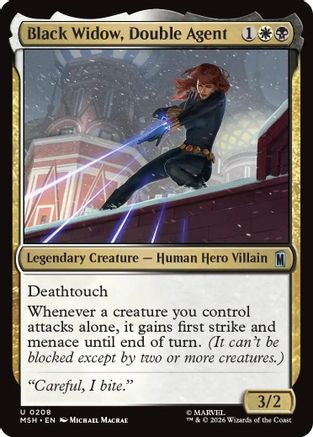 Black Widow, Double Agent (MSH-208) - [Marvel Super Heroes]