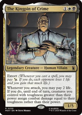 The Kingpin of Crime (MSH-220) - [Marvel Super Heroes] Foil