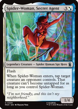 Spider-Woman, Secret Agent (MSH-229) - [Marvel Super Heroes] Foil