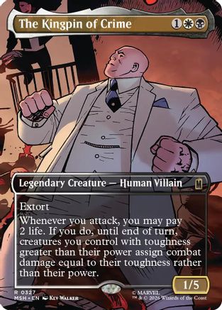 The Kingpin of Crime (Borderless) (0327) (MSH-327) - [Marvel Super Heroes] Foil