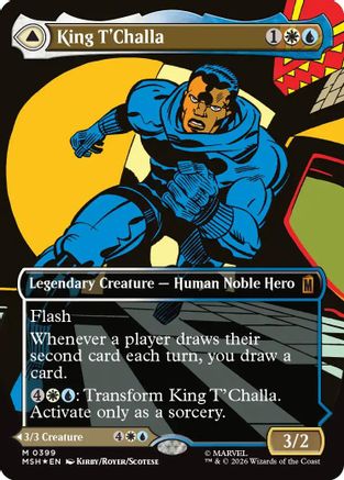 King T'Challa (Borderless) (0399) (MSH-399) - [Marvel Super Heroes] Foil