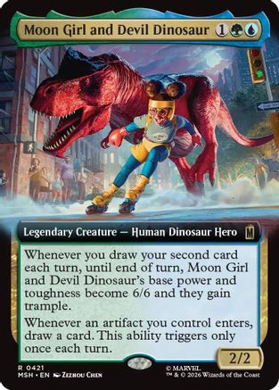 Moon Girl and Devil Dinosaur (Extended Art) (MSH-421) - [Marvel Super Heroes] Foil