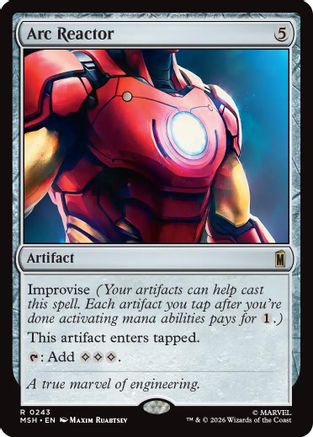 Arc Reactor (MSH-243) - [Marvel Super Heroes] Foil