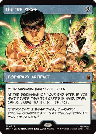 The Ten Rings (Borderless) (MSH-313) - [Marvel Super Heroes]