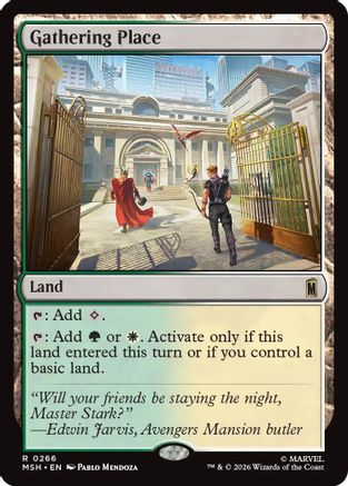 Gathering Place (MSH-266) - [Marvel Super Heroes]
