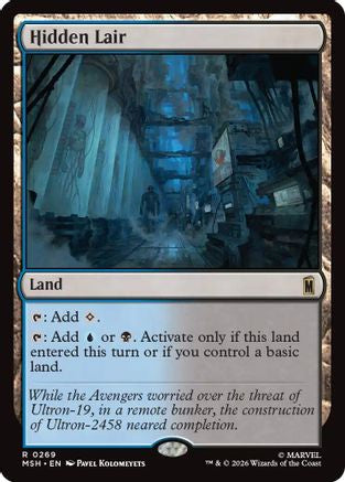 Hidden Lair (MSH-269) - [Marvel Super Heroes] Foil