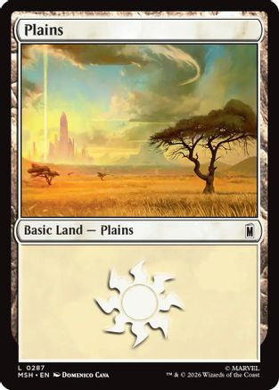 Plains (0287) (MSH-287) - [Marvel Super Heroes] Foil